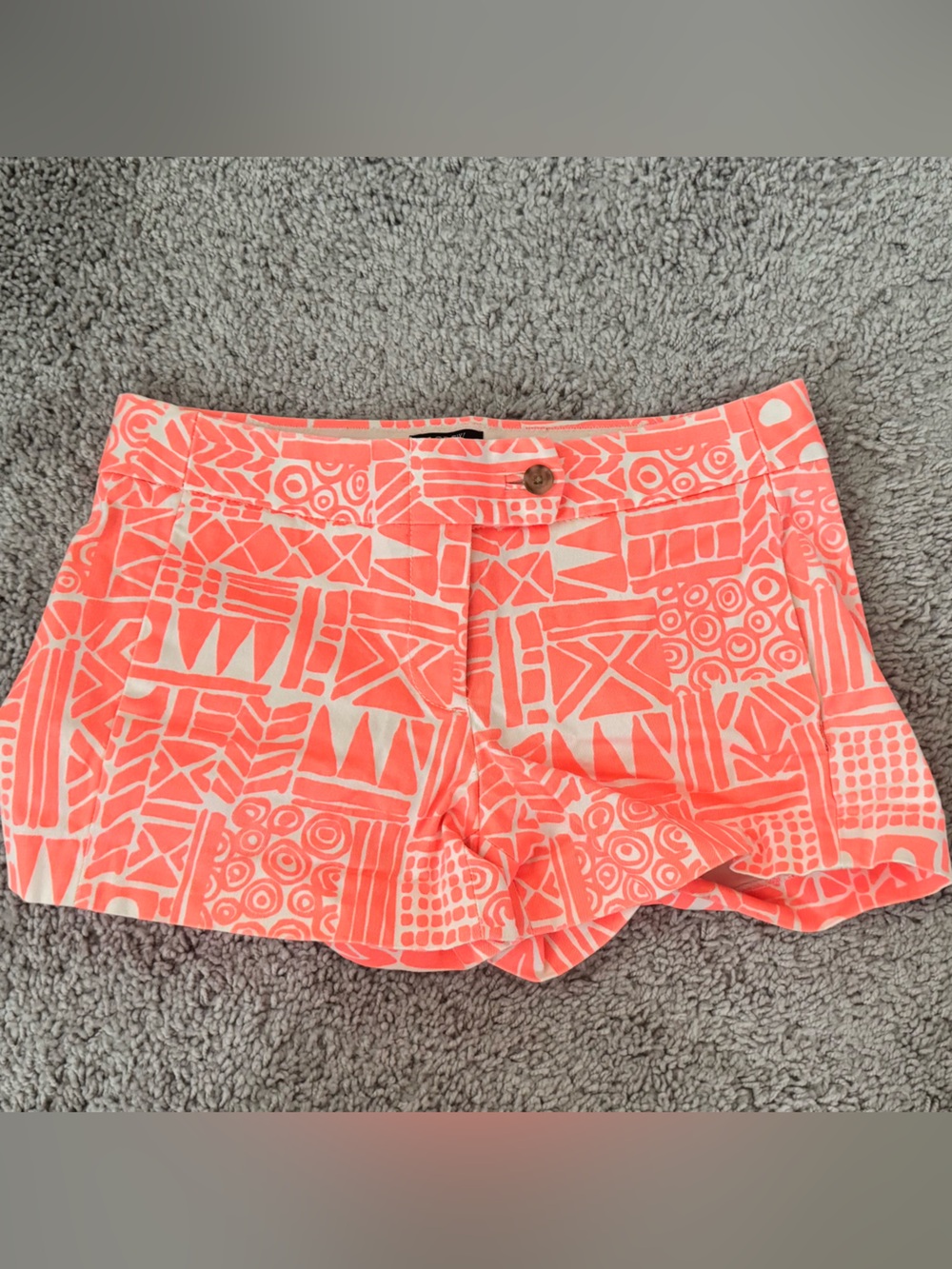J. Crew City fit Geometric Print Shorts